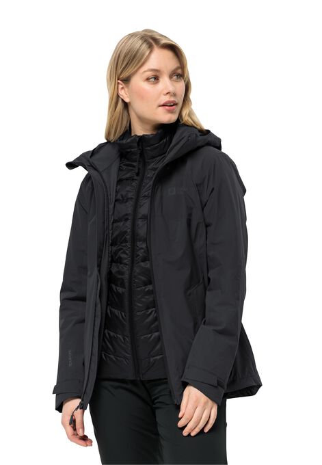 3-in-1 Women\'s jacket – JACK black FELDBERG W JKT - WOLFSKIN 3IN1 - S